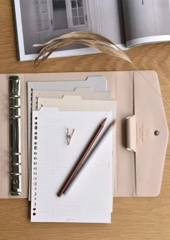 Classy Gentle 6 Ring A5 Binder