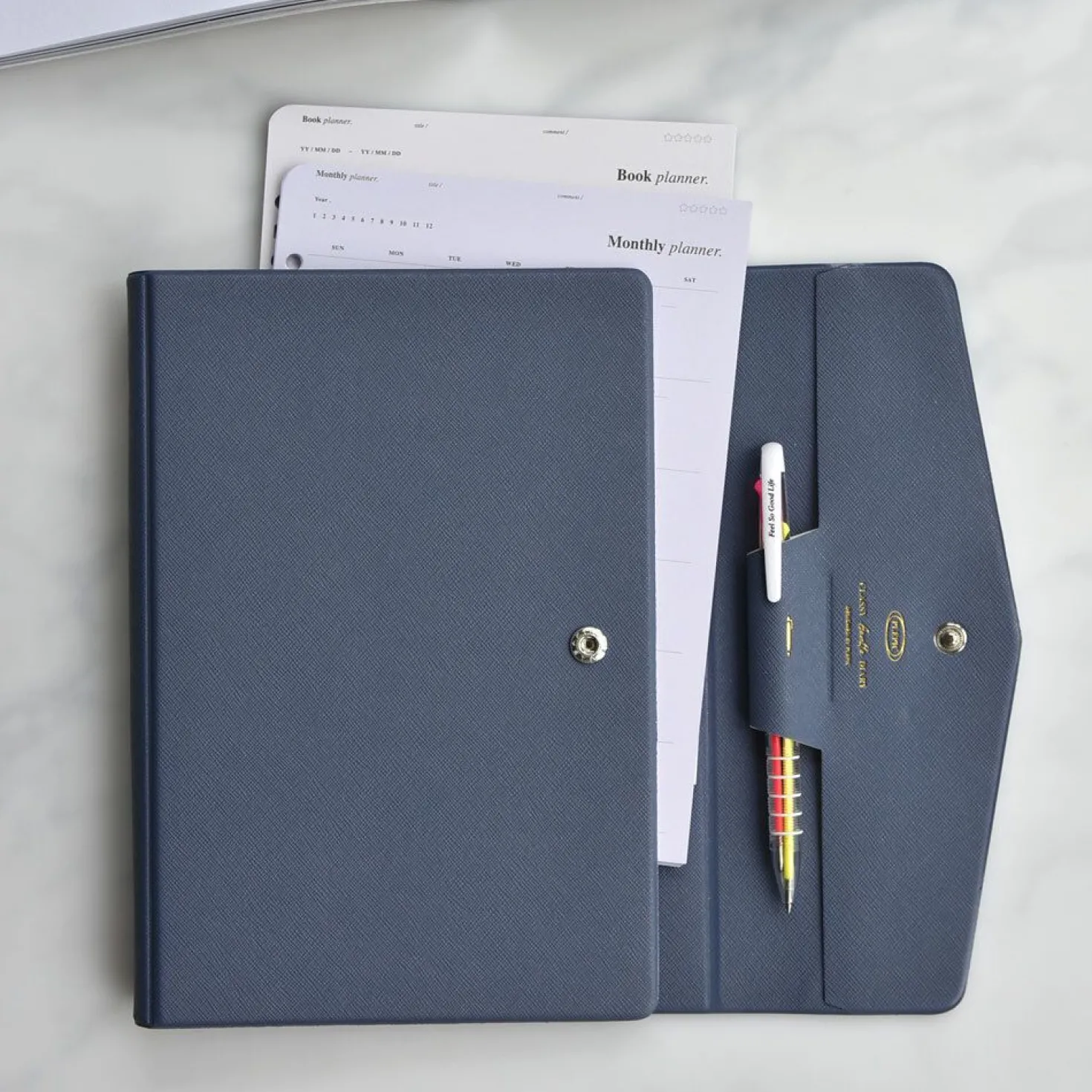 Classy Gentle 6 Ring A5 Binder