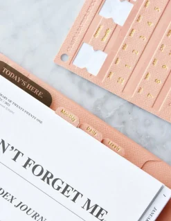 Classy Leather Index Sticker