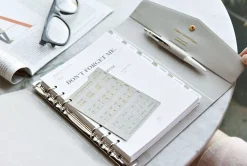 Classy Leather Index Sticker