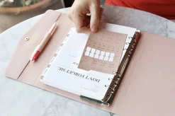 Classy Leather Index Sticker