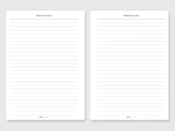 Classy Standard Index Weekly Planner