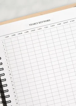 Classy Standard Index Weekly Planner