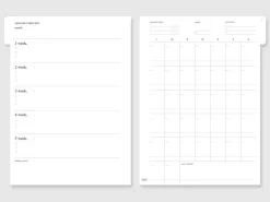 Classy Standard Index Weekly Planner