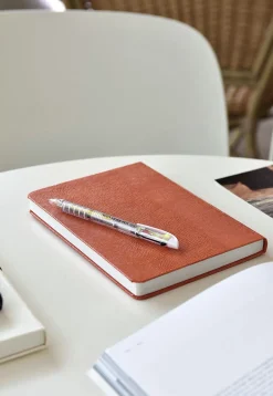 Classy Textured Leather B6 Weekly Planner