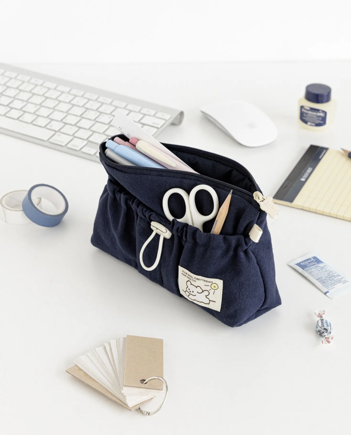 Coi Puppy String Pocket Pen Pouch