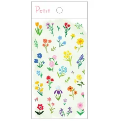 Colored Pencil Drawing Flower Sticker