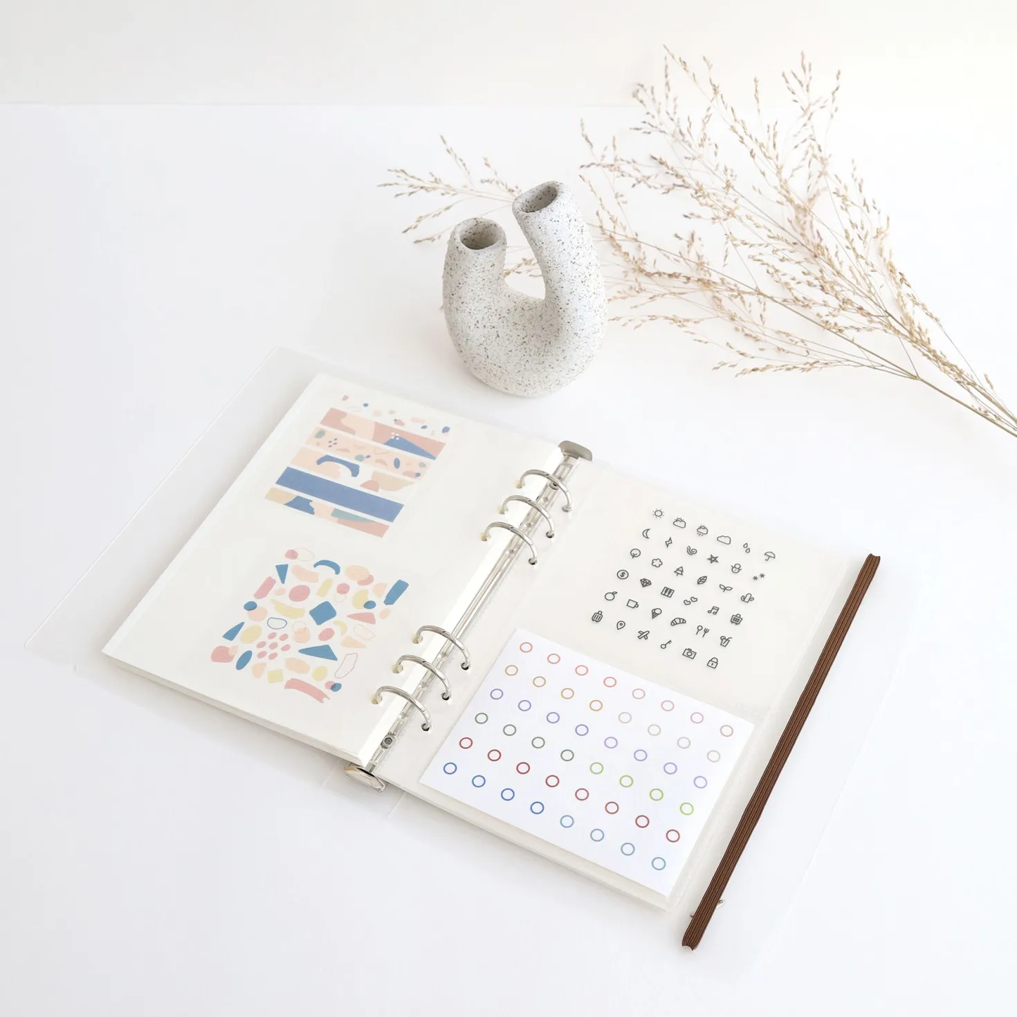 Colorful Circle Ring Sticker