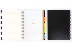 Colorful Index B5 Spiral Lined Notebook
