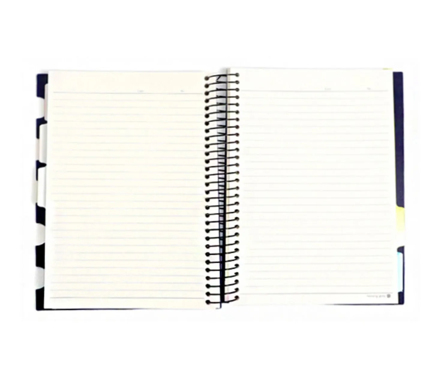 Colorful Index B5 Spiral Lined Notebook
