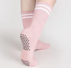 Colorful Non-slip Athletic Crew Socks