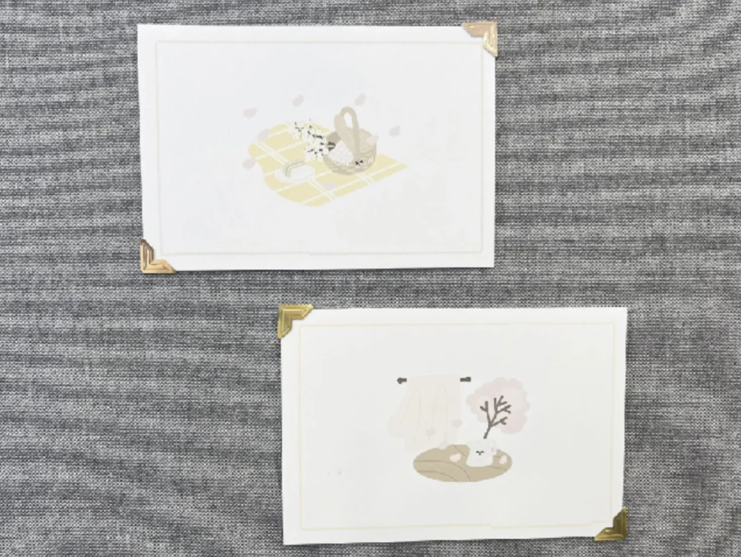 Colorful Paper Corner Sticker