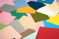 Colorful 6 Ring A5 Plain Note Refill