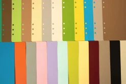 Colorful 6 Ring A5 Plain Note Refill