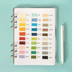 Colorful 6 Ring A5 Plain Note Refill