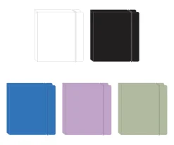 Colorful 6 Ring A6 Wide Binder