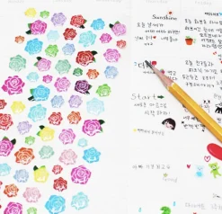 Colorful Rose Deco Sticker