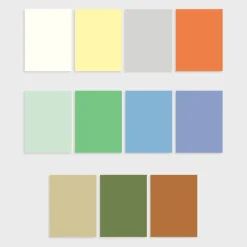 Colorful Upcycle Plain Notebook