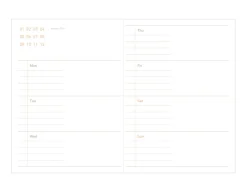 Colorful Weekly Diary Scheduler v8