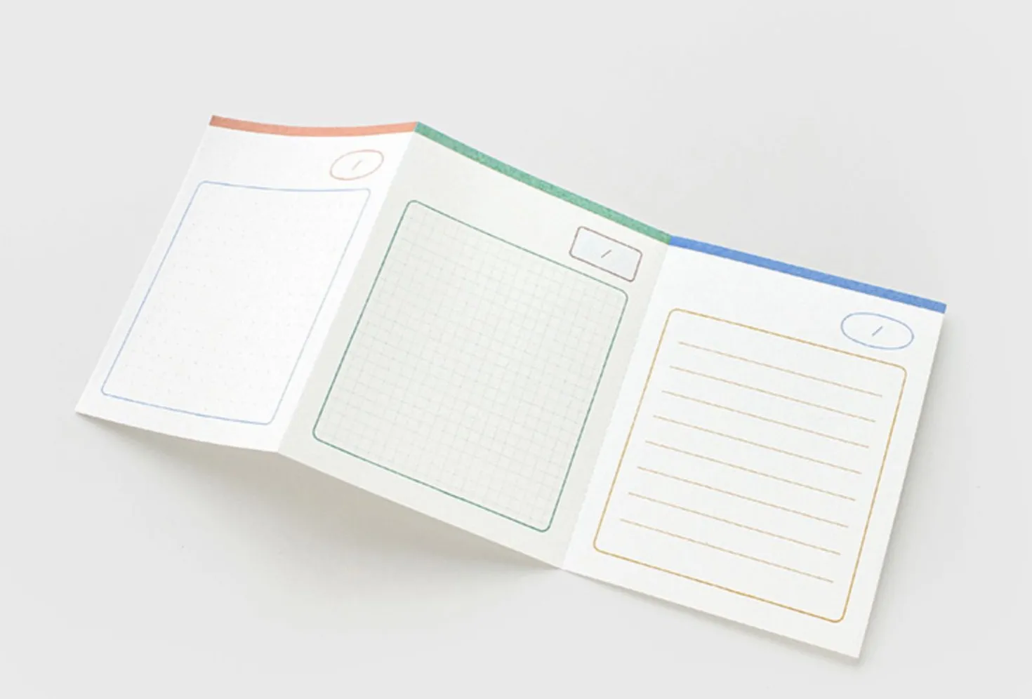 Color Mix Daily Memo Pad