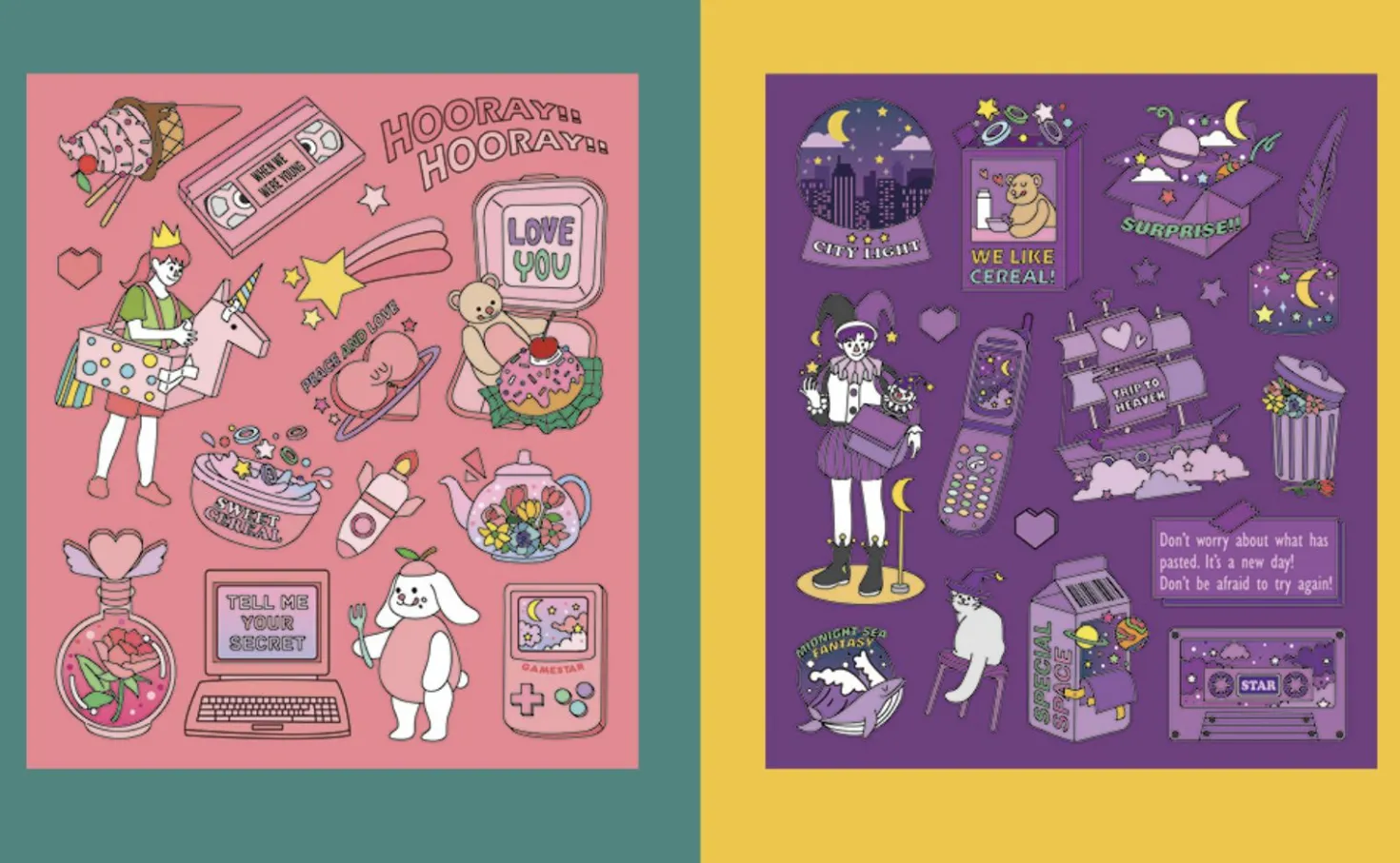 Color Point Deco Sticker v4
