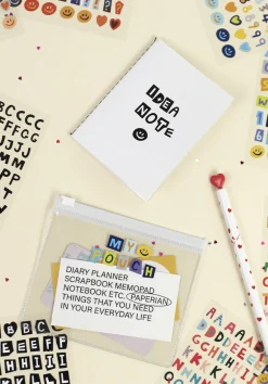 Color Recipe Alphabet Removable Sticker