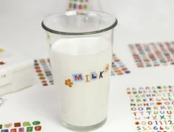 Color Recipe Alphabet Removable Sticker