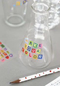 Color Recipe Alphabet Removable Sticker