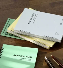 Compact A5 Hardcover Checklist Notebook