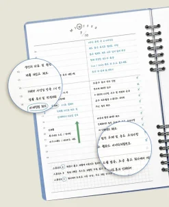 Compact A5 Hardcover Daily Work Log