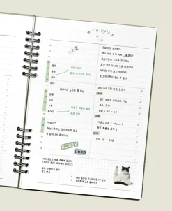 Compact A5 Hardcover Daily Work Log