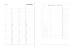 Compact A5 Hardcover Study Log