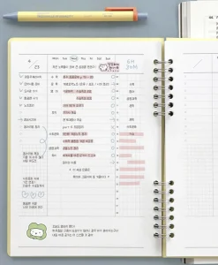 Compact A5 Hardcover Study Log