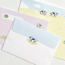 Cow & Frog Letter Set