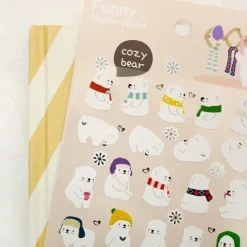 Cozy Bear Deco Sticker