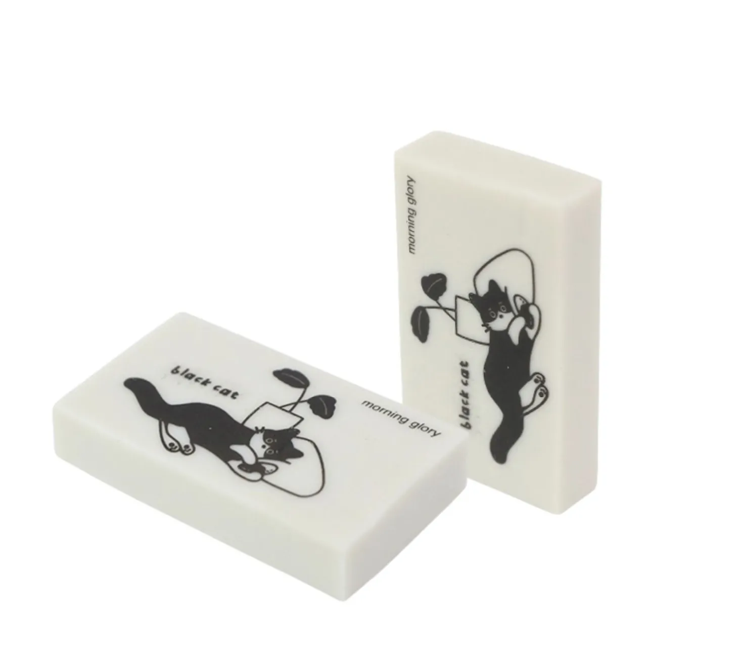 Cozy Black Cat Eraser