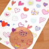 Crayon Heart Deco Sticker