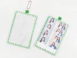 4 Cut Double Photo Holder Key Chain