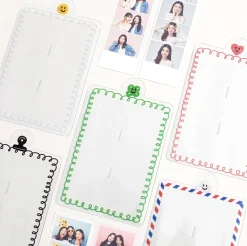 4 Cut Double Photo Holder Key Chain