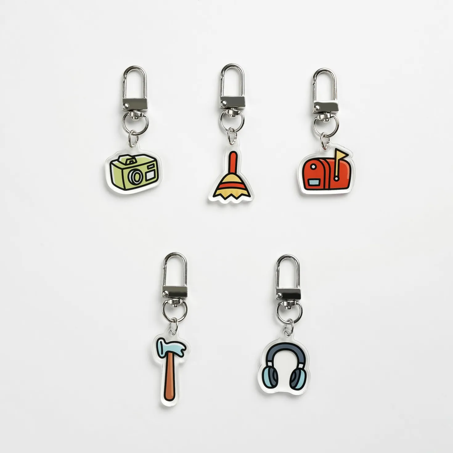 Daily Routine Acrylic Key Ring