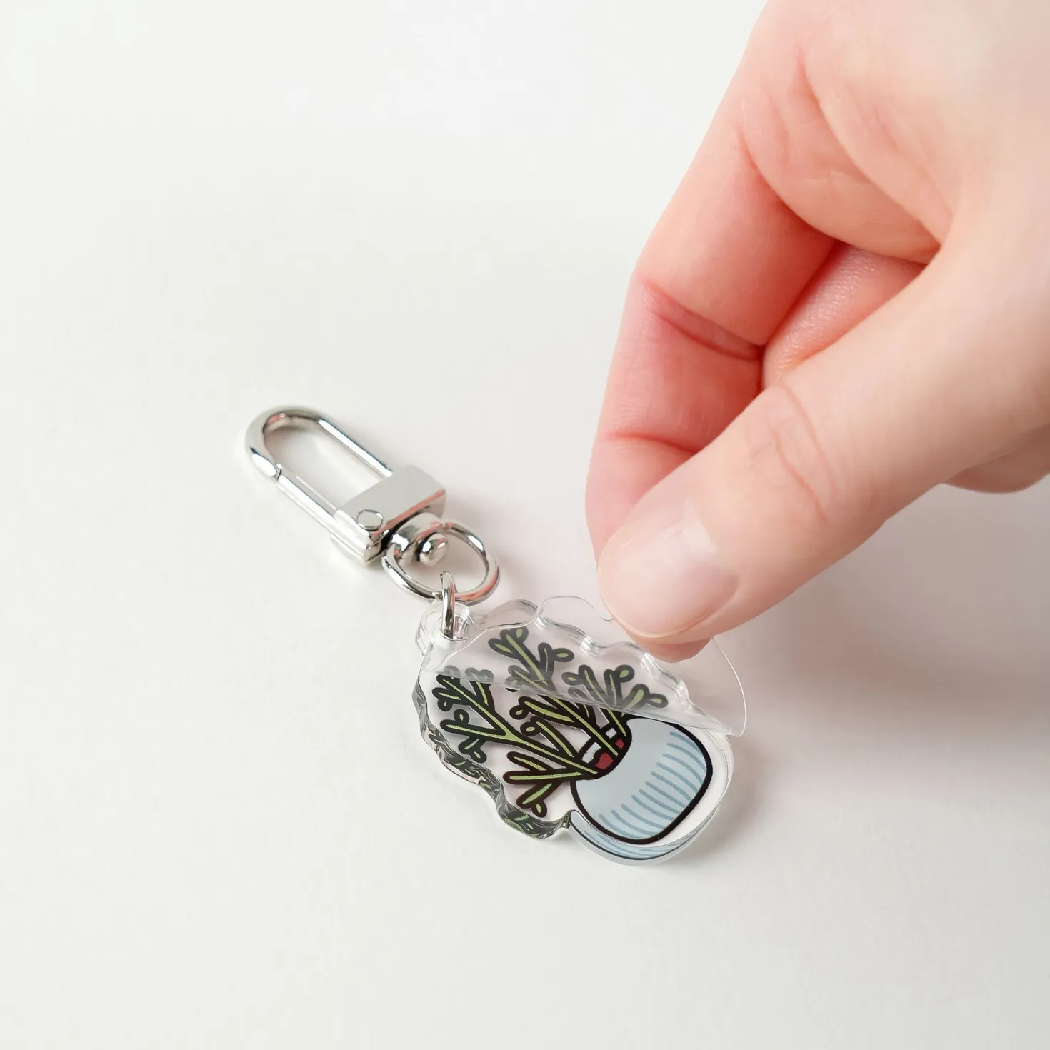 Daily Routine Acrylic Key Ring