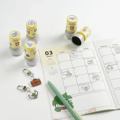 Daily Routine Acrylic Key Ring