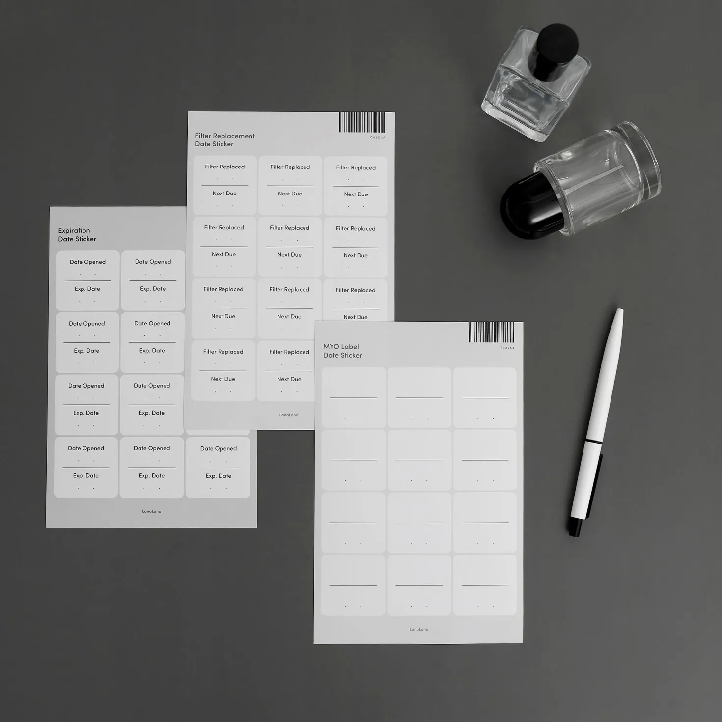 Date Label Sticker Set