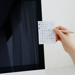 Dateless Calendar Sticky Note