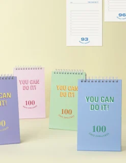100 Days Challenge Desk Planner