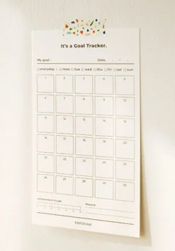 30 Days Goal Tracking Sheets