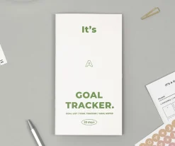 30 Days Goal Tracking Slim Notebook