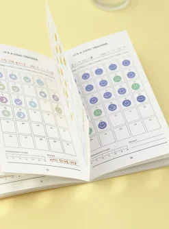 30 Days Goal Tracking Slim Notebook