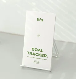30 Days Goal Tracking Slim Notebook