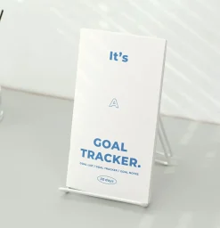 30 Days Goal Tracking Slim Notebook